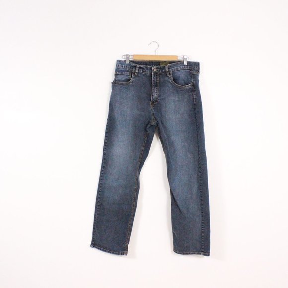 Urban Star Dark Wash Straight Leg Denim - Picture 2 of 5